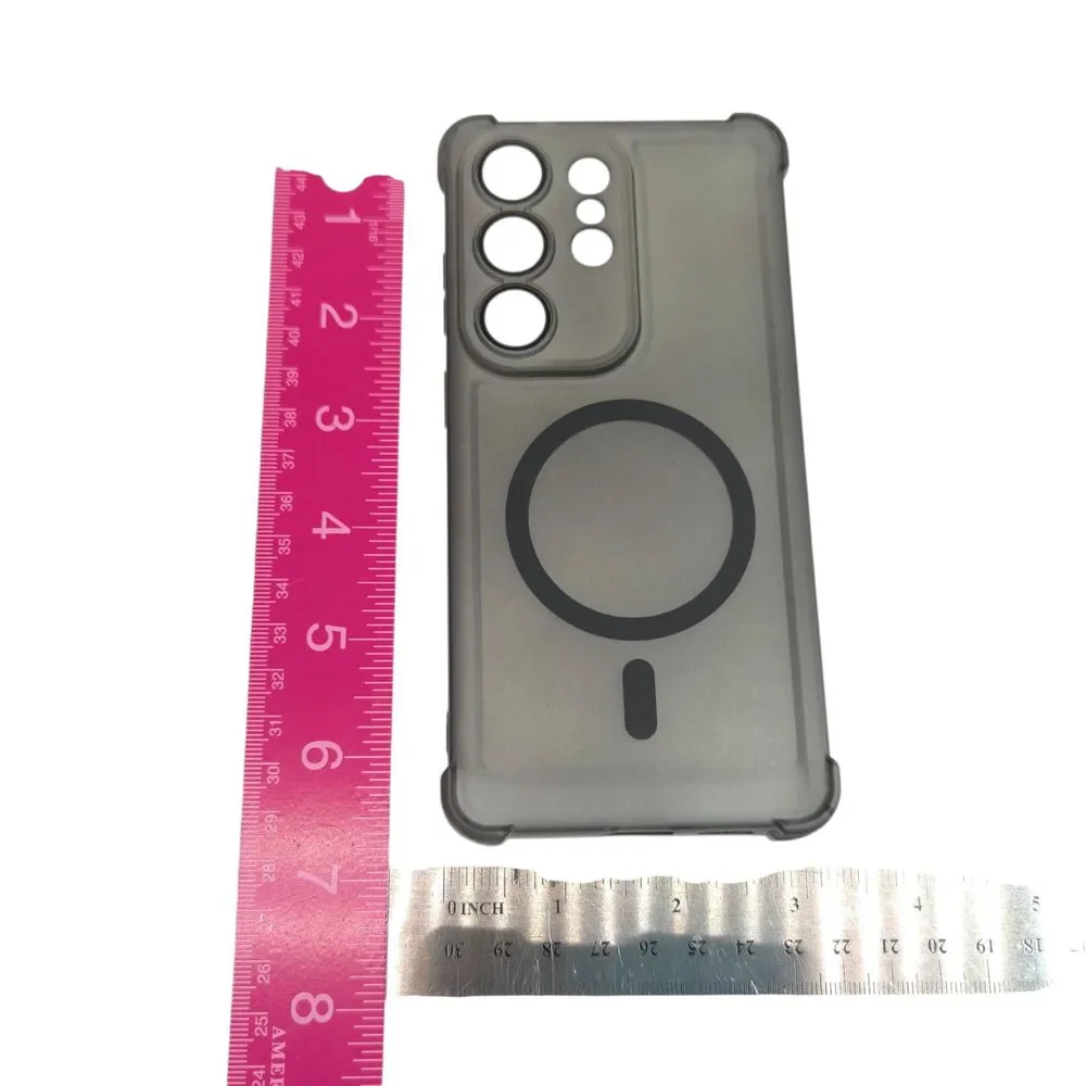 Smoke Black Matte Magnetic Phone Case for Samsung Galaxy S26 Ultra
